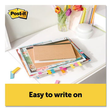 Post-it® Page Flag Markers, Assorted Brights, 50 Strips-pad, 4 Pads-pack freeshipping - TVN Wholesale